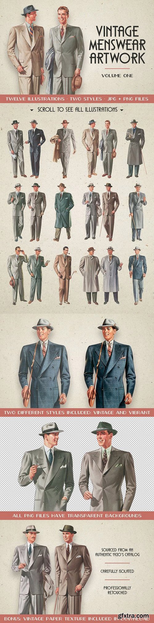 CM - Vintage Menswear Artwork Vol. 1 1636961