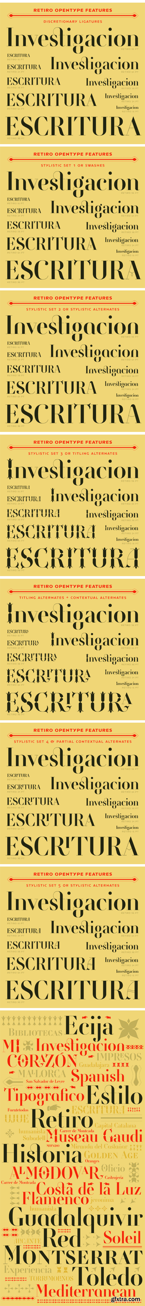 Retiro Font Family