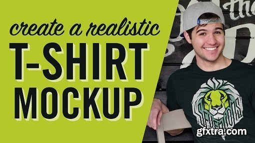 Create a Realistic T-shirt Mockup