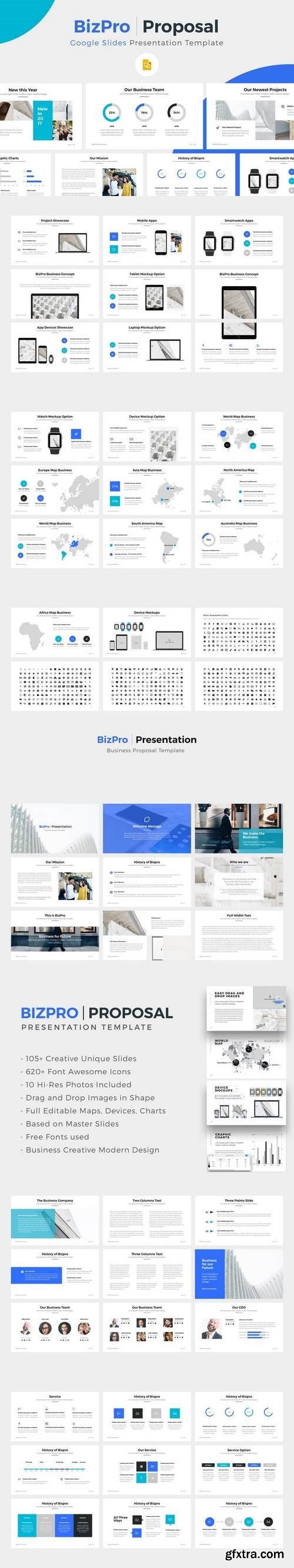 BizPro. Google Slide Presentation Template