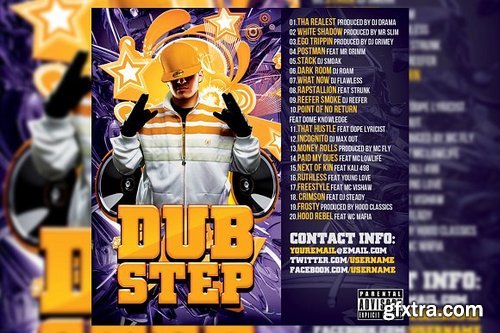 CM - Dubstep CD Cover Template 1654764