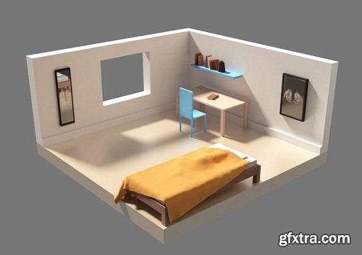 Blender Quickstart - Create a Low poly scene for Beginners