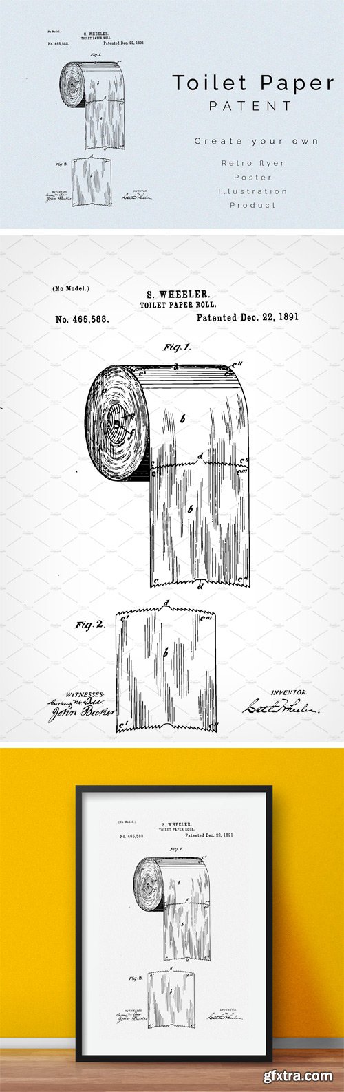 CM - Toilet Paper Roll Patent 1659713