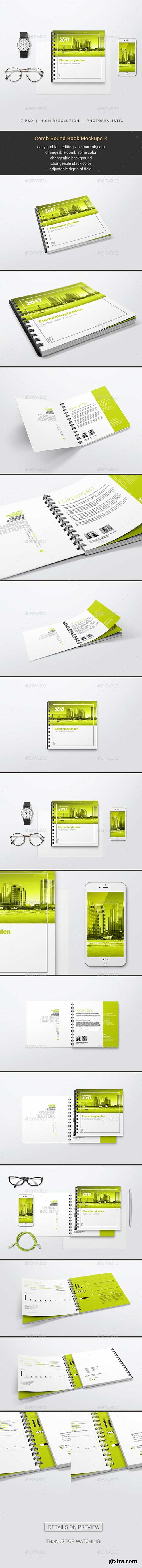 Graphicriver - Comb Bound Book Mockups 3 20409514