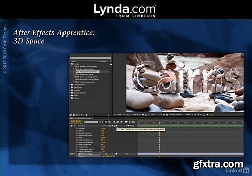 After Effects Apprentice 11: 3D Space (updated Nov 10, 2016)