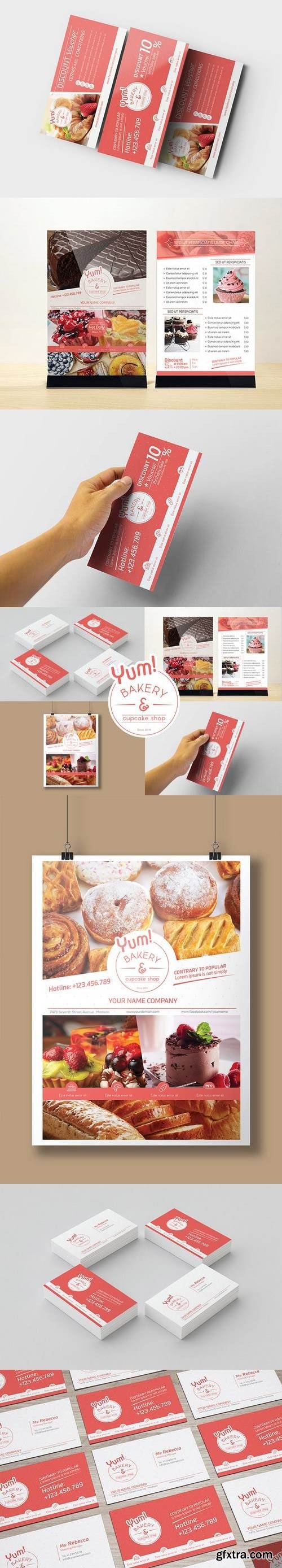 Bakery & Cupcake Shop - Bundle Templates