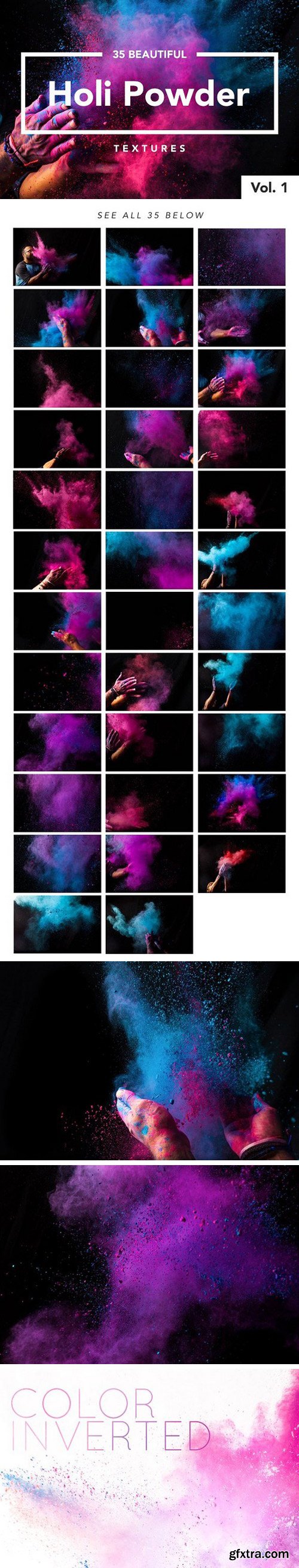 CM - Holi Color Powder Dust Textures 1674972