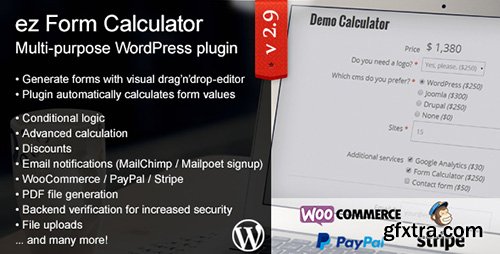 CodeCanyon - ez Form Calculator v2.9.9.3 - WordPress plugin - 7595334