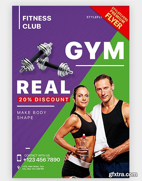 GYM V04 PSD Flyer Template