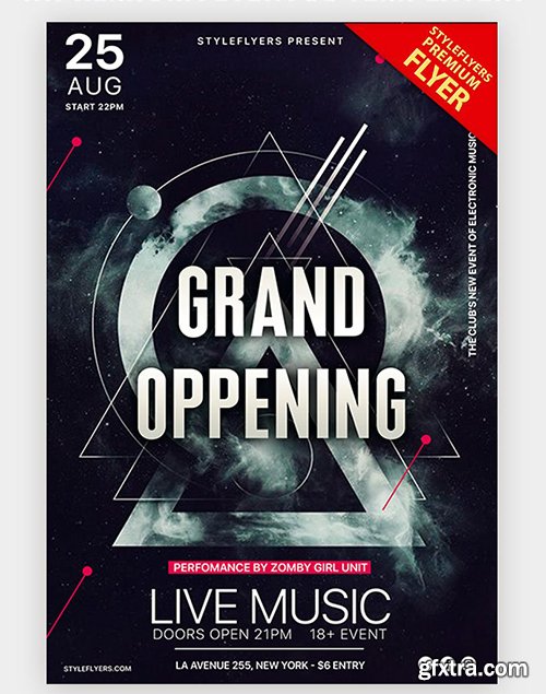 Grand Oppening V07 PSD Flyer Template