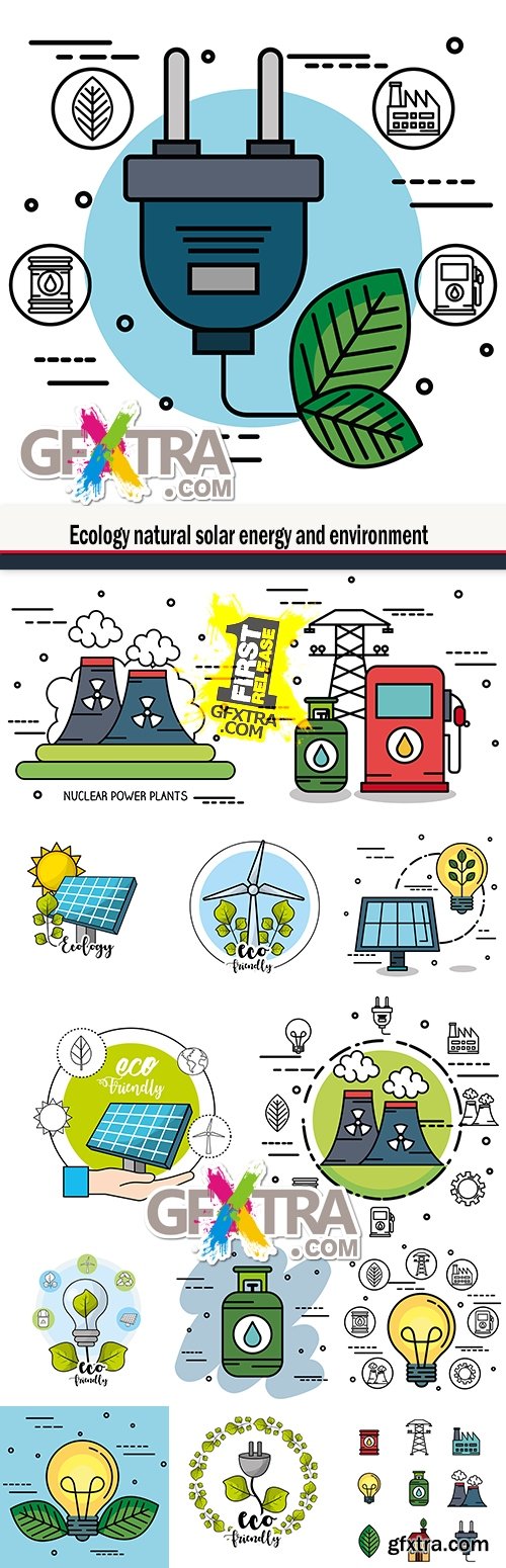 Ecology natural solar energy and environment