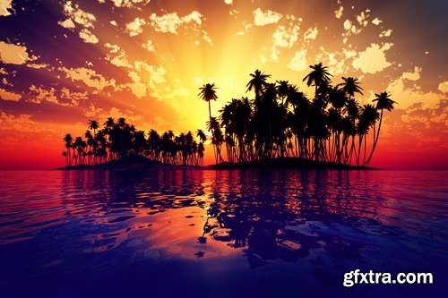 Sun nature sunset dawn landscape sea warmth 25 HQ Jpeg