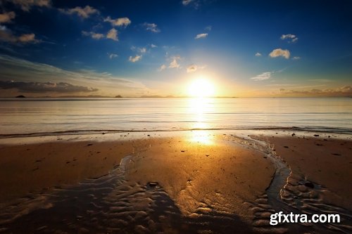 Sun nature sunset dawn landscape sea warmth 25 HQ Jpeg