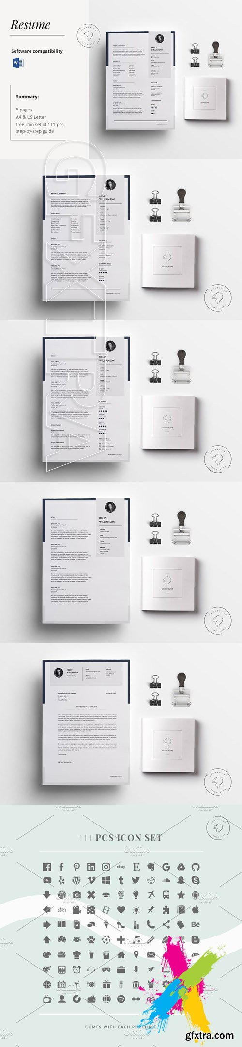 CM - Professional Resume Template 1706356