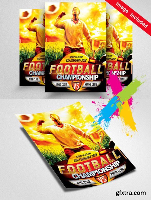 CM - Soccer Championship Flyer Template 1705924