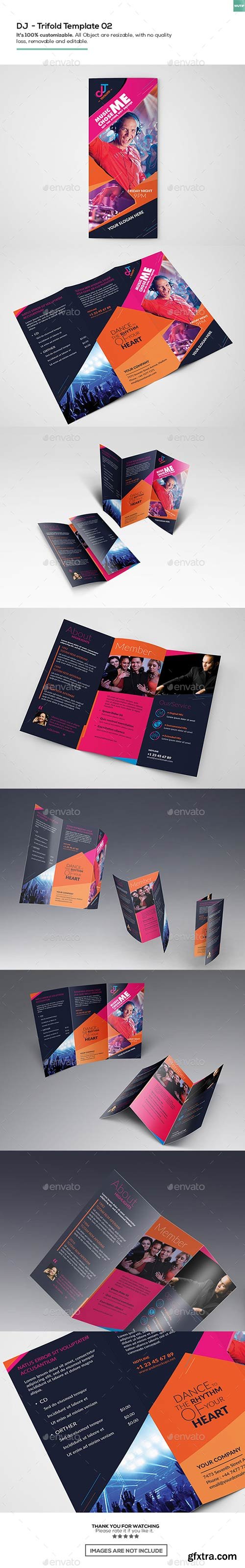 Graphicriver - DJ/ Trifold Brochure Template02 16207170