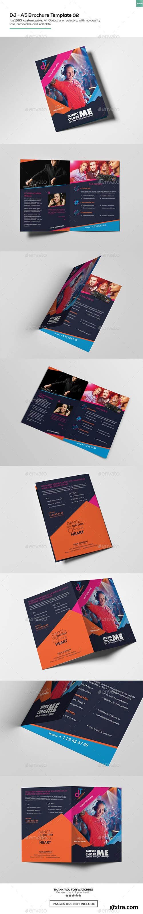 Graphicriver - DJ/ A5 Brochure Template 02 16207061