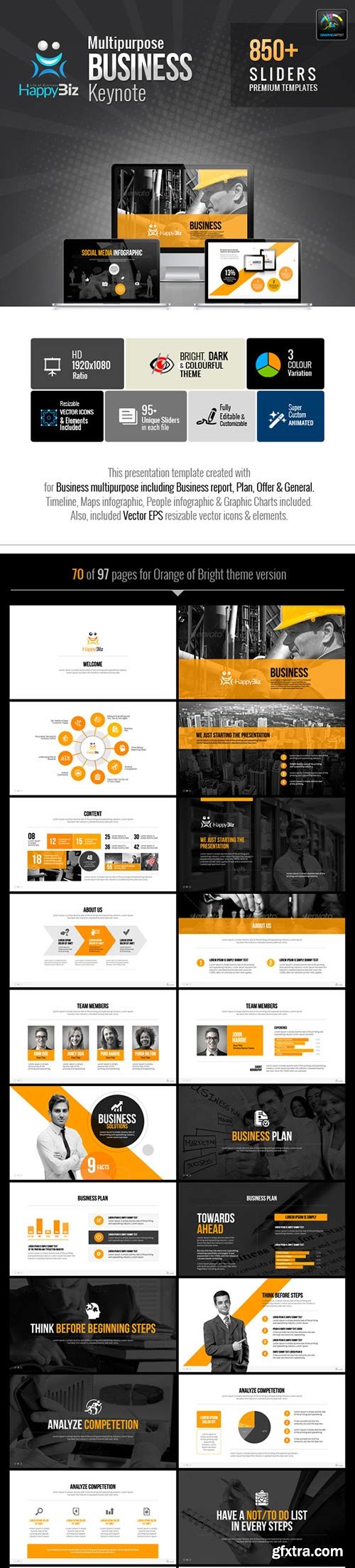 Graphicriver - HappyBiz Multipurpose Keynote 6636178