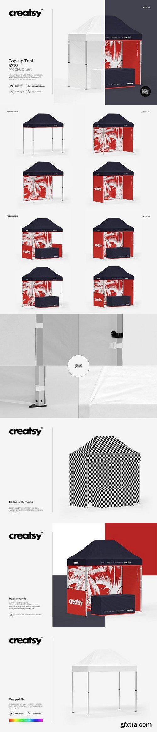 CM - Pop Up Tent 5x10 Mockup 1655574