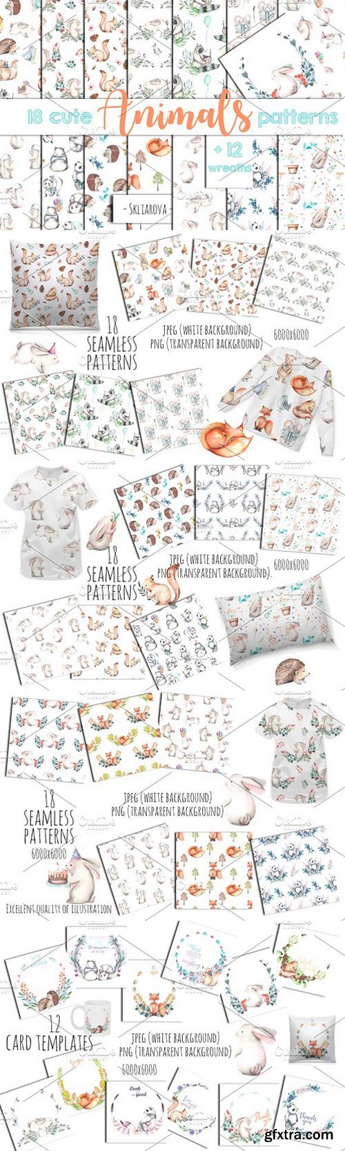 CM - Animals. Patterns + Wreaths 1644866