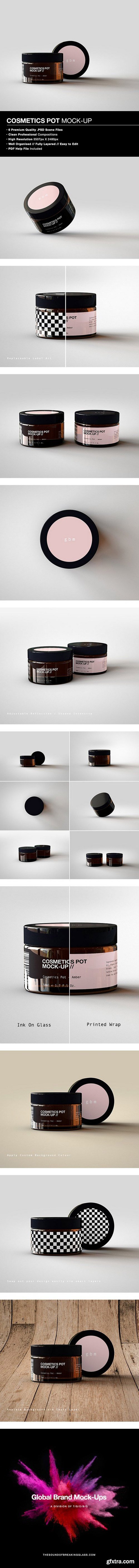 CM - Cosmetics Pot Mock-Up 1645134