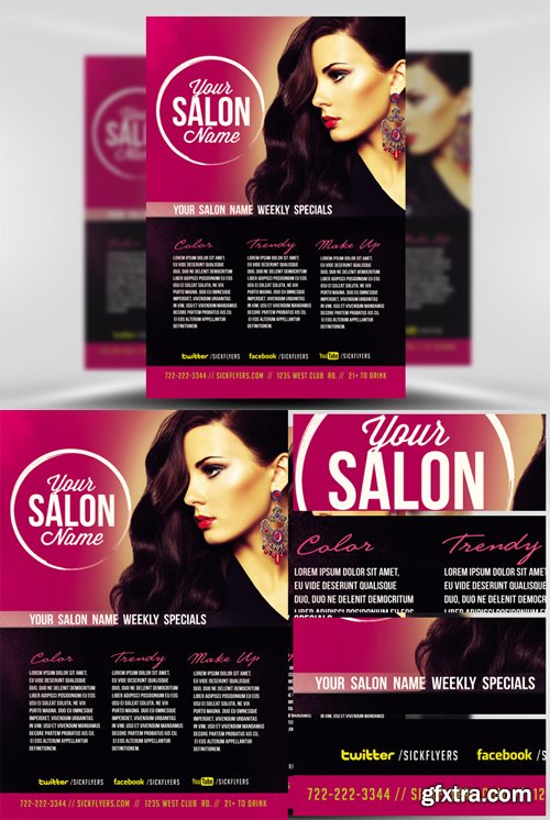 Professional Salon Flyer Template