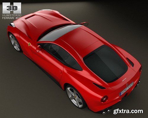 Ferrari F12 Berlinetta 2012 3D Model HUMSTER