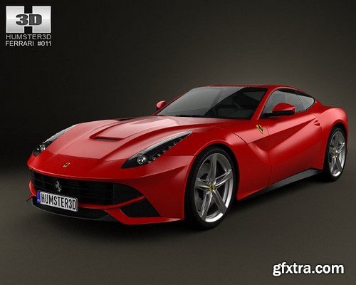 Ferrari F12 Berlinetta 2012 3D Model HUMSTER