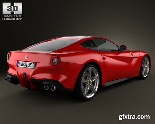 Ferrari F12 Berlinetta 2012 3D Model HUMSTER