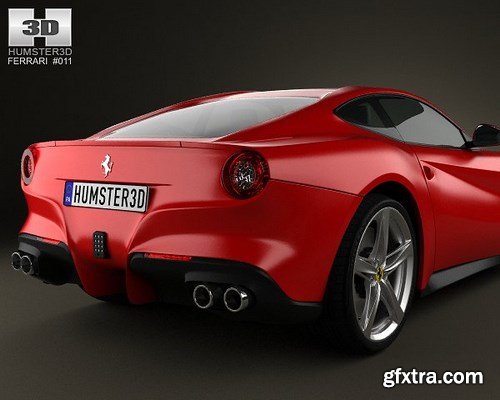 Ferrari F12 Berlinetta 2012 3D Model HUMSTER