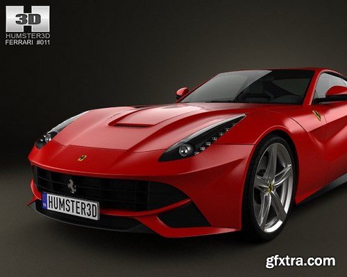 Ferrari F12 Berlinetta 2012 3D Model HUMSTER