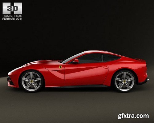 Ferrari F12 Berlinetta 2012 3D Model HUMSTER