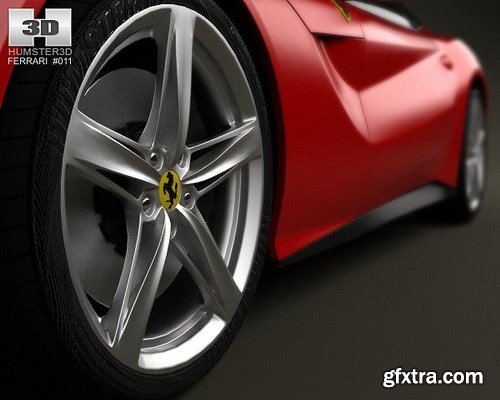 Ferrari F12 Berlinetta 2012 3D Model HUMSTER