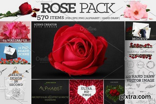 CM - Rose Pack + 570 Ultra HD Elements 1663274