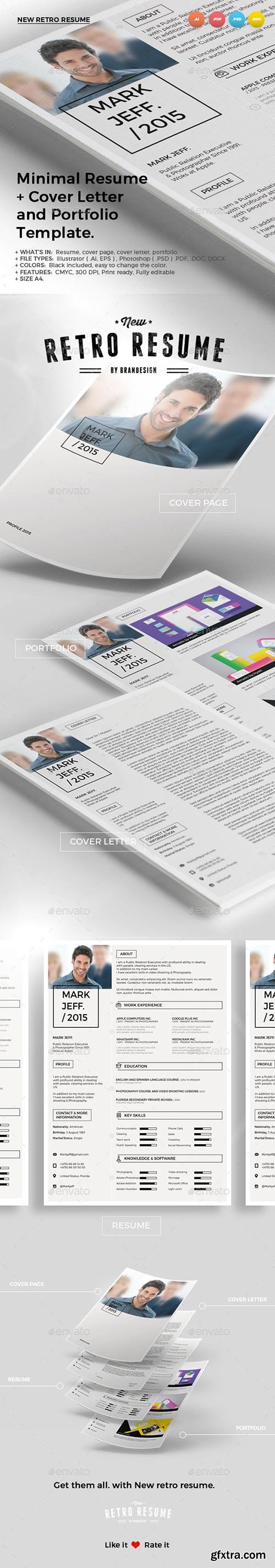 Graphicriver - New Retro Resume 10203076