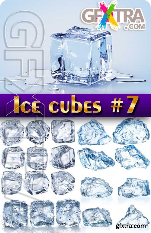 Ice cubes #7 - Stock Photo