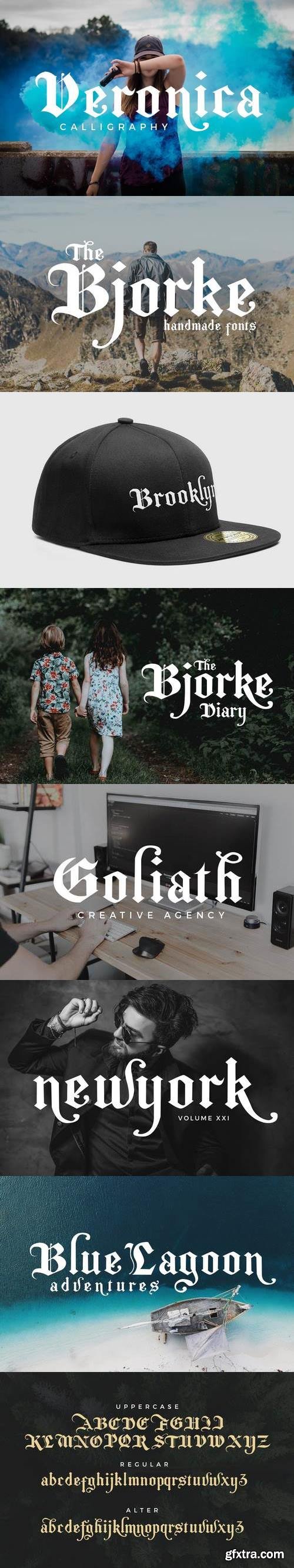 The Bjorke - Handmade Fonts