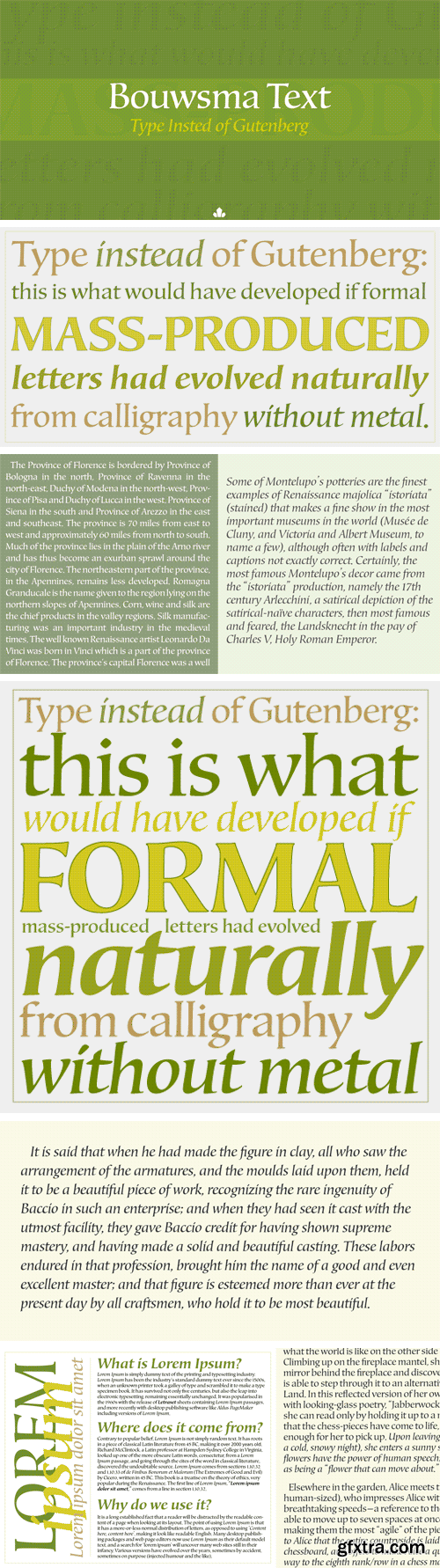 Bouwsma Text Font Family