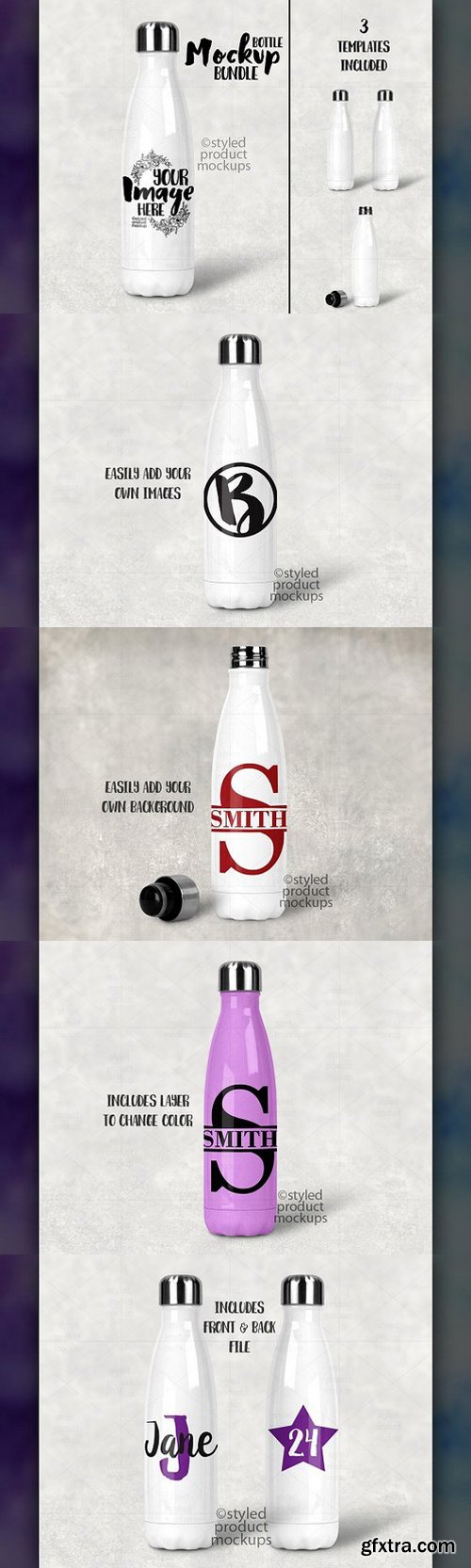 CM - White Soda Style Bottle Mockup 1656367