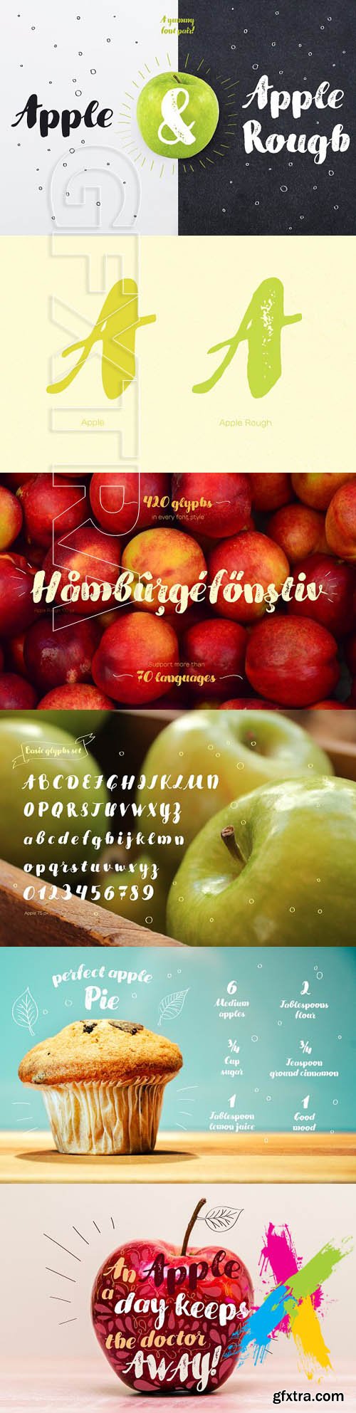 CM - Apple & Apple Rough Fonts Script 1648799