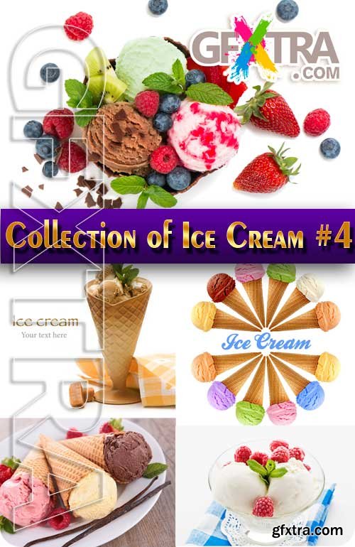 Food. Mega Collection. Ice Cream #4 - Stock Photo