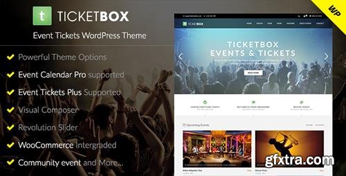 ThemeForest - TicketBox v1.1.5 - Event Tickets WordPress Theme - 19697328