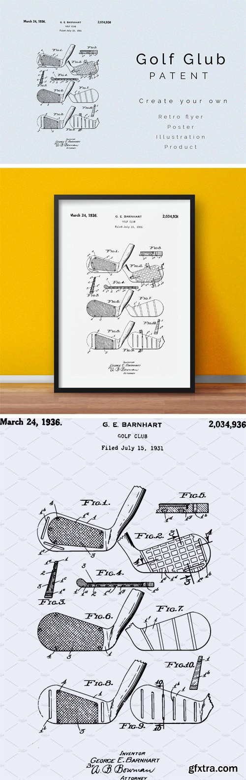 CM - Golf Club Patent 1659716