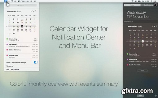 Calendarique 2.0 (Mac OS X)