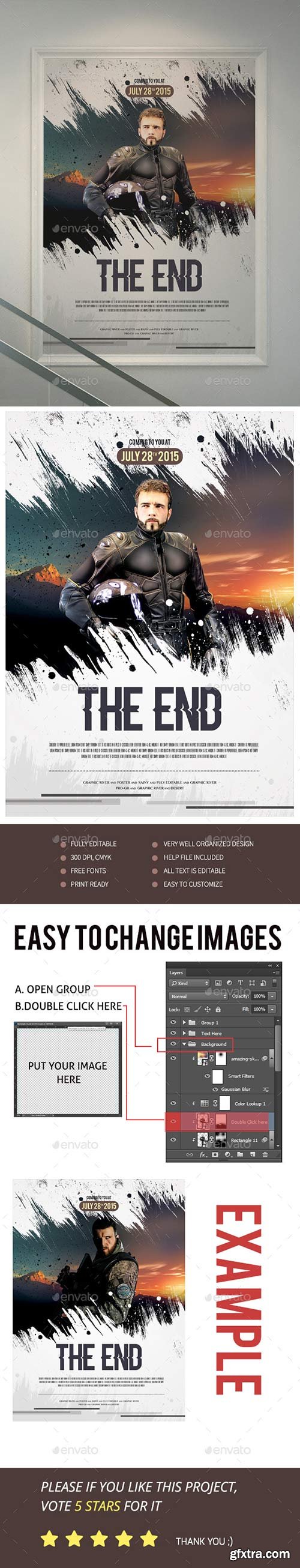 Graphicriver - The End Movie Poster/Flyer III 12903000