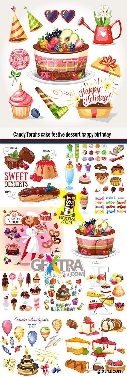 Candy Torahs cake festive dessert happy birthday