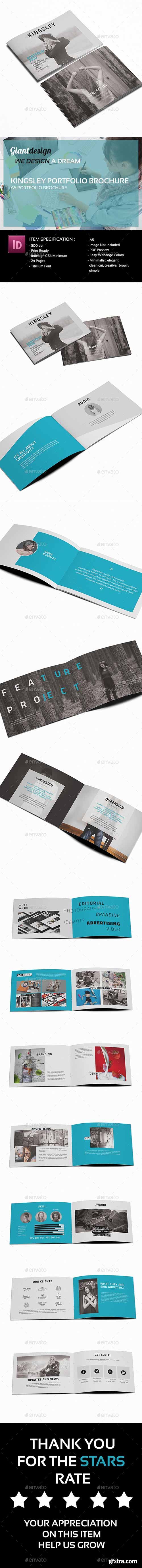 Graphicriver - Kingsley A5 Portfolio Brochure 20427927