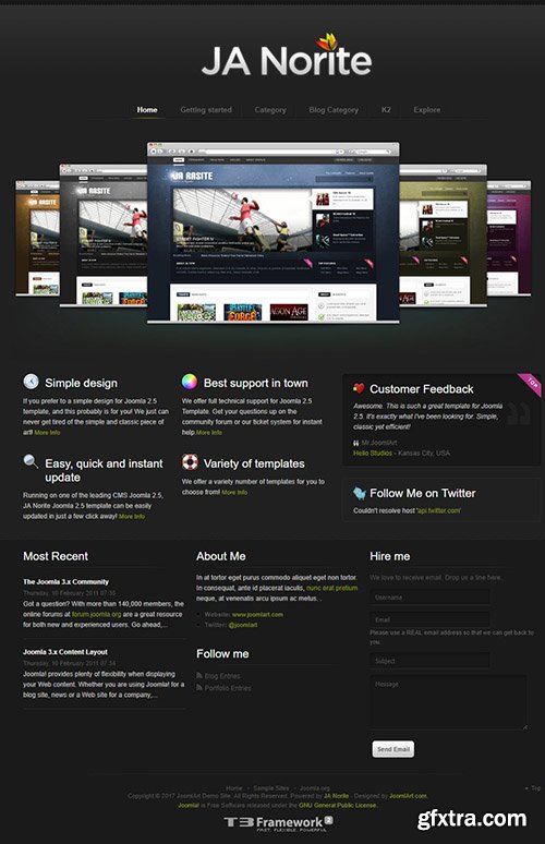 JoomlArt - JA Norite v2.5.5 - Joomla Template