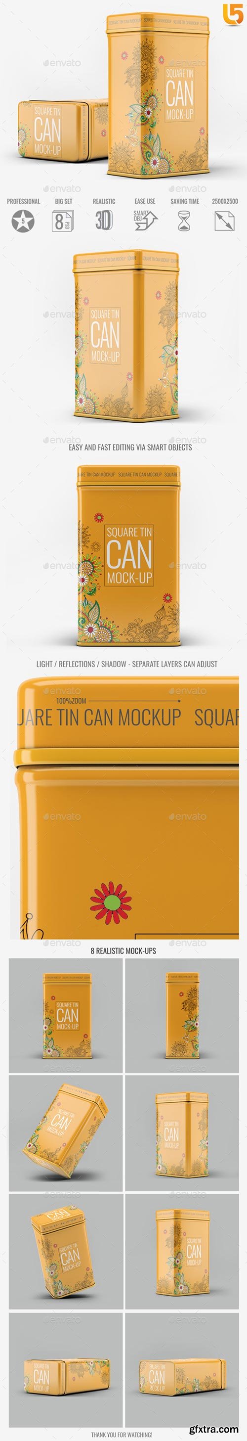 Graphicriver - Metal Tin Can Mock-Up 20413164