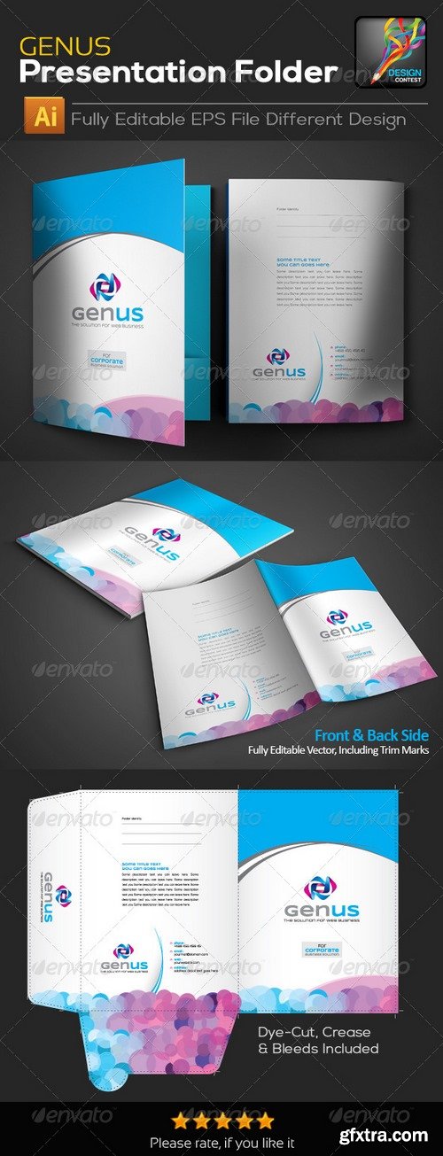 Graphicriver - GENUS : Corporate Clean Presentation Folder 5902327